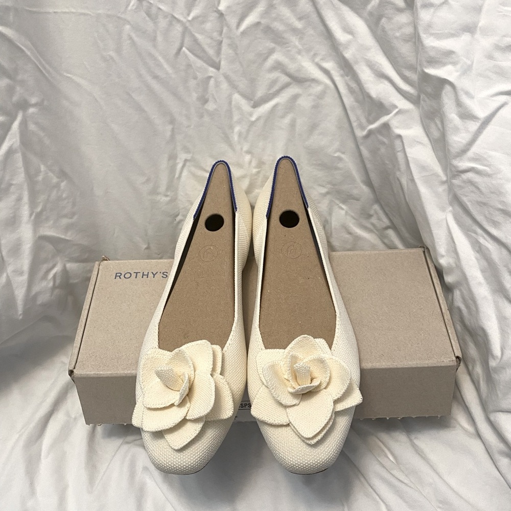 New Rothy's Petal Square Flats